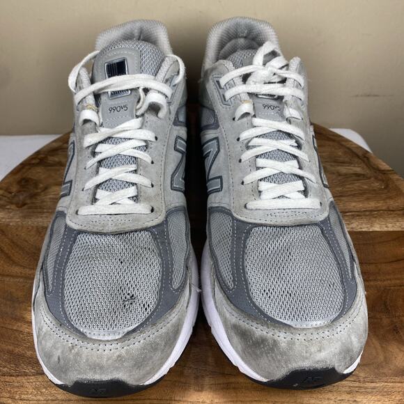 New Balance 990v5 Made In USA Low Castlerock Mens Size 13 Gray Shoes M990GL5 - Picture 5 of 11